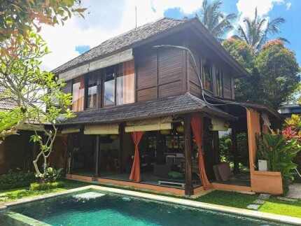 Houten huis te koop nabij Ubud